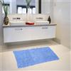 Generico Tappetino Bagno 50x80cm in Microfibra di Ciniglia - Extra Morbido, Super Assorbente, Antiscivolo, Lavabile in Lavatrice - Vari Colori Eleganti per Doccia e vasca (Light Blue)