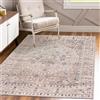 Mazovia Tappeti - Etnico Tappeto per Soggiorno, Camera da Letto, Sala da Pranzo, Ufficio - Pile Corto Rettangolo - Con OEKO-TEX - Classico Tappeti Facile da Pulire - Beige - 120 x 170 cm