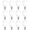A2ZWORLD 12 Pezzi Lampadina LED E14 G45 12W 1160LM 220V, Bianco Freddo 6500K, Mini Globo G45 Super Luminoso, Angolo 180°, D45X85mm