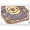 CapitanCasa Tappeto Velour Con Retro Antiscivolo Modello Bouquet 65x110(2 tappeti) Lilla