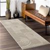 Teppium Tappeto salotto moderno, tappeto camera da letto, 80 x 250 cm, pelo corto, stile scandinavo, design bohémien morbido, cucina moquette soggiorno