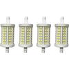 LEDLUX 4 Pezzi Lampada Led R7S 78mm Dimmerabile, 15W=180W 1800lm, Diametro 30mm, Angolo Luce 360°, Bianco Freddo 6000K