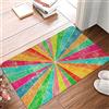Boxbit zerbino ingresso esterno tappeto Zerbino arcobaleno rettangolare morbido bagno soggiorno tappetino corridoio tappeto zerbino colorato decorazioni casa Regali