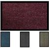 Olivo Tappeti OLIVO.shop | Tappeto asciugapassi ingresso, zerbino asciugapassi antiscivolo, zerbino ingresso esterno intero, tappeto assorbente ingresso (ROSSO, 45x75 cm)