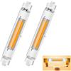 Dvnoua Lampadina R7S LED 118mm Dimmerabile, 30W R7S LED 118mm Equivalente a 300W Lampada Alogena, Lampada R7S LED Bianca Calda 3000K 3000LM, Nessun Sfarfallio, Illuminazione Fascio 360°, 2 Pezzi