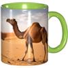 DFEPFKGOKL Carino Desert Sand Camel Coffee Mug - 11oz Two Tone Color Ceramic Cup, 3D Pattern Double Color Ceramic Tazze, Personalizzato & Divertente Caffè & Tè Bere Regalo