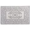 HomeLife - Tappeto Bagno Lungo Cotone [60x120 Cm] Made in Italy - Tappeti Bagno Moderni Alta Qualità | Spugna Bagno Lavabile in Lavatrice | Tappetini Bagno Senza Antiscivolo | Tappeto Grigio