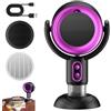 Knubbuf PuffHide Purifier, Wide-Angle Smoke Away Purifier Fan, 2 Levels Adjustable PuffHide Smoke Filters Fan with Two Filters, PuffHide Air Purifier for Kitchen, Bedroom (Black Purple/Rechargeable)