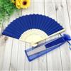 ZoikoM Ventagli di laurea personalizzati in tessuto sfuso, regali di laurea per amici, fan incisi, eventi estivi, fan del programma (blu navy, 60 pezzi)