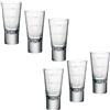 COSE DA CASA Bicchiere shortino minidrink per amaro liquore caffe freddo vodka fornitura pub bar hotel ristorante 2 linee calibrate 2 e 4cl (12)