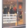 kamiustore Adesivo Saldi a fasce Banner per vetrine in vari colori - Vetrofanie saldi fino a 150 cm