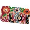 emmevi Zerbino Cocco 40X75 Retro Gomma Antiscivolo Tappeto Ingresso Moderno Porta Entrata Welcome Fiorito