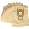 vhbw 10x sacchetto compatibile con Hoover H22a, H22, H30, H36, H52, H60, H60S, H61 aspirapolvere - tipo M 28cm x 20,5cm color sabbia