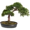 kunstpflanzen-discount.com Bonsai Ceder, ca. 225 Foglie e rigida, 40 cm - Arte Bonsai artificiale Bonsai