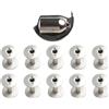 Volakebeing Durkopp Adler 204 Shuttle Hook con 10 bobine per macchine Seiko e Consew