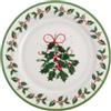 Blanc MARICLO Set di 6 Piatti Frutta/Dolce e Natalizia Collezione On Holy Night