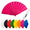 COSAS43 DETALLES PARA INVITADOS BODA-COM Set 20 ventagli in plastica e tessuto, colori assortiti, ventagli per eventi, bomboniere matrimonio, comunione, battesimo