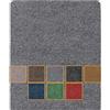 ANRO - Zerbino Poet, lavabile, impermeabile e robusto per ingresso, porta di casa, corridoio, cucina, camera da letto, 40 x 120 cm, colore: grigio