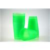 S&S-Shop - 25 bicchieri in plastica, 0,4 l, colore: Verde
