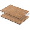 Carpido Zerbino in cocco antiscivolo - 40 x 60 cm Set da 2 naturale - Fibra naturale sostenibile per esterni coperti - 100% cocco - Tappetino per ingresso
