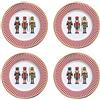 EASY LIFE Set 4 Piatti Dessert NUTCRACKERS
