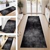 ZESEWU Tappeto passatoia cucina antiscivolo lavabile tappeti casa 50X200CM Tappeto Cucina passatoia moderno Nero Grigio tappeto runner tappeto salotto per soggiorno camera da letto corridoio Entrata bagno