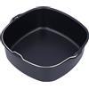 Tanant Secchio per Torta Cestino per Torta Forniture per Cottura Accessori per Friggitrice Ad Aria Stampo per Torta Quadrato Stampo per Torta Friggitrice in Ferro Tortiera Accessori (22
