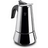 PEZZETTI, Steelexpress Caffettiera 6 Tazze in Acciao Inox, Manico Ergonomico Resistente al Calore, Adatta a Tutti i Piani Cottura, Adatta ai Piani Induzione