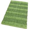 emmevi Tappeto Camera Scendiletto Bagno Cotone Intrecciato Tridimensionale Morbido Assorbente 60x120 Verde