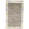 HOME ZEN HOUSEHOLD LINEN Passatoia Tappeto 100% Cotone Art. LOVE Shabby Chic Bordato con Stampa Cuori 50x240 cm Beige