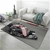 LOMDEM 3D Gare di Formula Sportiva Estrema Tappeti per Camerette per Adolescente, Tappeti di Flanella Tappeto del Soggiorno Corse Automobilistiche Area Rug, Adatto Soggiorno, Sala Giochi,120x160 cm,Color4