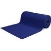 SaRani Tappeto al Metro Corsia per Esterno Corridoio Bordo Piscina Passatoia Gomma Antiscivolo Multiuso Assorbente Spugna Aquamat Tinta Unita (275x65 cm, Blu)