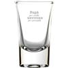 Generico Papà per scelta, bevitore per necessità Bicchierino Liquore in Vetro Personalizzabile con Nome Incisione Personalizzata Idea Regalo Festa Del Papà Babbo Nonno Compleanno Natale Bicchiere da Shot