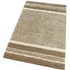 emmevi Tappeto Bagno Puro Cotone Morbido Camera Letto Colori Vivaci Lavabile mod.MERIDA 55X90 BEIGE (B)