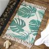 YongXinMY Tappeto in cotone bohémien, con frange, per decorazione della casa, tessuto a mano, lavabile, vintage, rustico in misto lino, tatami, per camera da letto, ingresso, cucina, soggiorno
