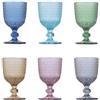 Evviva Set 6 Calici liquore in vetro decorato 80 ml - Mozart (Multicolor)