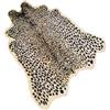 yingda1992 Tappeto con stampa leopardata, finta pelle bovina, tappeto artificiale, leopardo, tigre, zebra, pelle di mucca, tappeto sintetico con stampa animalier (A) / 101,6 x 94 cm, 1 x 0,9 m
