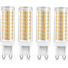 Generic Lampadina LED G9 12W equivalente 100W Efficienza energetica Senza sfarfallio Non dimmerabile Per lampadari cristallo faretti plafoniere specchi lampade tavolo(3000K Warm White,G9 10W 4pack)