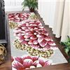 Yinghesheng Tappeto Runner Corridoio 60x300cm 3D Floreale Tappeto Passatoia per Corridoio Antiscivolo Lavabile Tappeti Runner Ingresso Tappeto per Cucina, Ingresso