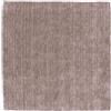 RUG PRINCE Tappeto di lana Gabbeh tinta unita 150 x 150 tessuto a mano quadrato grigio tinta unita a mano b