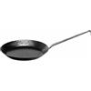 getgastro Padella in ferro battuto, diametro 36 cm, senza rivestimento