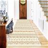 OKATOR Tappeto Runner per Corridoio Stretto 1/2/3/4/5/6 m Stile Boho Runner, Tappeto Extra Lungo con Retro Antiscivolo Ingresso Cucina Soggiorno Tappetini Tappeto per Decorazioni Domestiche ( Size : 60×500cm
