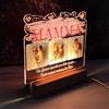 PV Grafik® Lampada festa della Mamma idea regalo con foto,Targa personalizzata Mamma con foto, Idea regalo Mamma, regalo compleanno Mamma, regalo Natale Mamma, Regalo Figlio Figlia.(Led3)