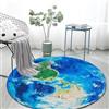 AIMECO Tappeto salotto moderno Tappeti salotto Rug Camera da letto Scendiletto Soggiorno Sala Pelo Corto Morbido Antiscivolo Casa Bambino Rotondo 80cm-Colore 3