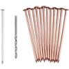 Aboiledy Kit di 14 chiodi in rame per uccidere alberi, 8,9 cm, chiodi in rame puro, chiodi per rimozione ceppi per alberi