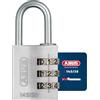 ABUS Candado combinación aluminio 30mm plata