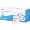 Heiman Smart Rilevatore di fumo HS1SA-E Plus, rilevatore di fuoco richiede Zigbee 3.0 Hub, certificato DBI RoHS, rilevatore di fumo con sensore fotoelettrico, supporta ZHA & Z2M per Home Assistant