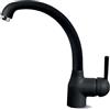 Elleci Mix Po Miscelatore Monocomando con Canna Girevole, Antracite 59