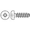 BOSSARD 100X 3216015 Vite per plastica 3x8 Testa: cilindrica Torx® acciaio zinco BOSSARD