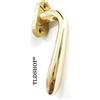 OEM MANIGLIA PER FINESTRA DK MODELLO MARIBOR ALLUMINIO COLOR ORO LUCIDO QUADRO 7X35